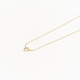 Gold Fill Necklace with heart charm