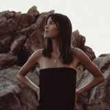 Gold Plated Wave Love Talisman Necklace