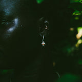 Siren Hoops - Sunstone - Sterling Silver