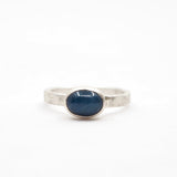 Sterling Silver Oval Apatite Ring