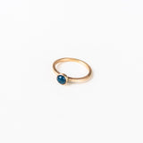 10k Apatite Round Ring