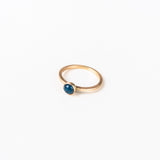 10k Gold Apatite Round Ring