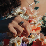 Iris Ring - Sterling Silver & Pink Tourmaline