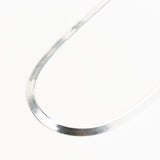 Sterling Silver Herringbone Necklace