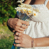Iris Cuff Bracelet - Sterling Silver & Pink Tourmaline