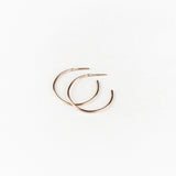 10k Gold Classic Brushed Hoops