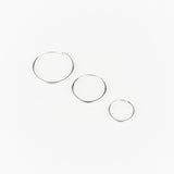 Sleeper Hoops - Sterling Silver