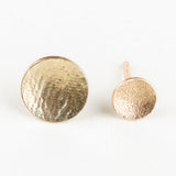 10k Gold Orbit Textured Studs