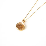 Wave Love Talisman Necklace - 10K Gold