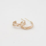 10k Gold Willow Hoops