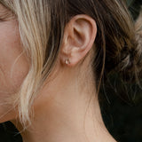 10k Gold Wishbone Earrings