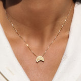 La Luna Necklace - 10k Gold
