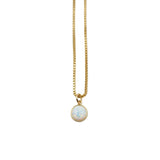 Selene Opal Necklace - Gold Fill