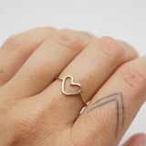 10k Gold Heart Ring