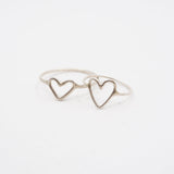 Sterling Silver Heart Ring