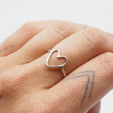 Sterling Silver Heart Ring