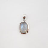 Labradorite Cabochon Pendant - Sterling Silver
