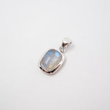 Labradorite Cabochon Necklace - Sterling Silver