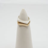 Silver & Gold Set - Square Light Rain Rings