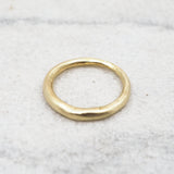Bague légère 10k or fin Pluie