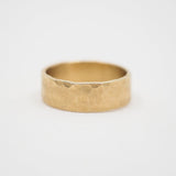 10K Gold Hammered Ring