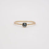 10K Gold Montana Sapphire Gemstone Ring