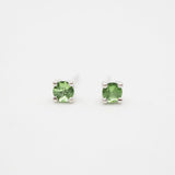 Sterling Silver Tsavorite Studs