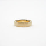 10k Gold Half Round Band Comfort Fit
