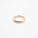 10k Gold Half Round Band Comfort Fit