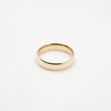 10k Gold Half Round Band Comfort Fit