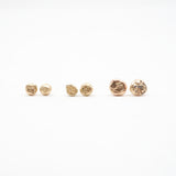 10k Gold Nugget Studs