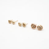 10k Gold Nugget Studs