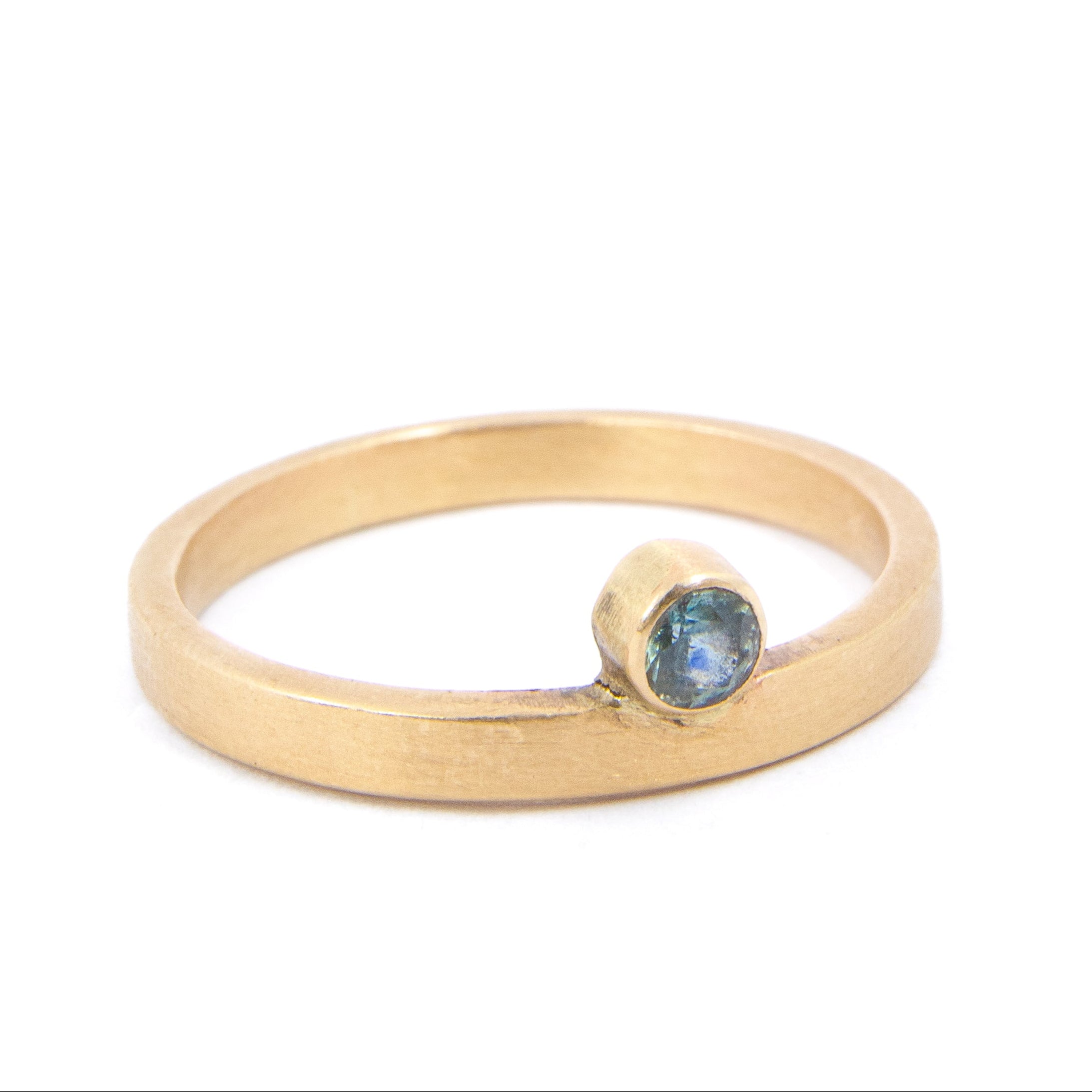 10k Gold Off-Set Ring - Set