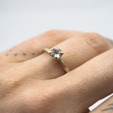 10k Gold Round Morganite Ring