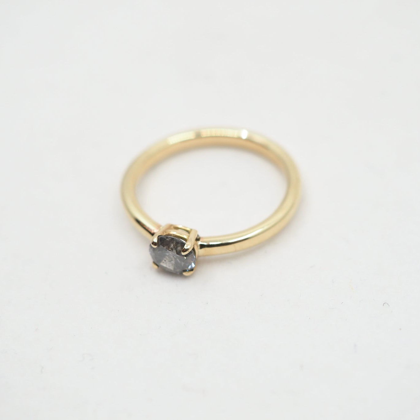 diamond ring on white background