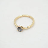 diamond ring on white background