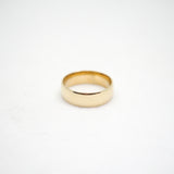 10k Gold Half Round Band Comfort Fit