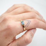 10k Uma Ring Topaz