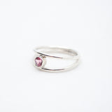 Iris Ring - Sterling Silver & Pink Tourmaline