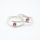 Iris Ring - Sterling Silver & Pink Tourmaline
