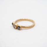 3 Diamond Ring with Bezel Setting