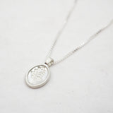 Lupine Charm Necklace - Sterling Silver