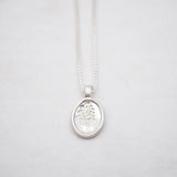 Lupine Charm Necklace - Sterling Silver