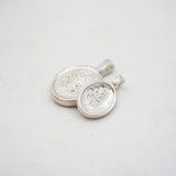 Lupine Charm Pendant Necklace - Sterling Silver