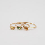 10k Gold Oval Sunlight Ring - East/West