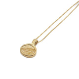 Gold Plated Wave Love Necklace