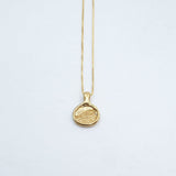 Gold Plated Wave Love Necklace