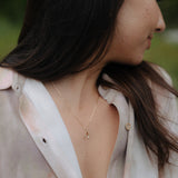 Wishbone Necklace - Solid Gold
