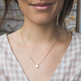 Heart Charm Pendant Necklace - Gold Plated