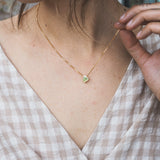 Heart Charm Necklace - Gold Plated